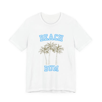 Beach Bum Palm Tree Shirt, Tropical Island Vacation Clothing - Popbydesign
