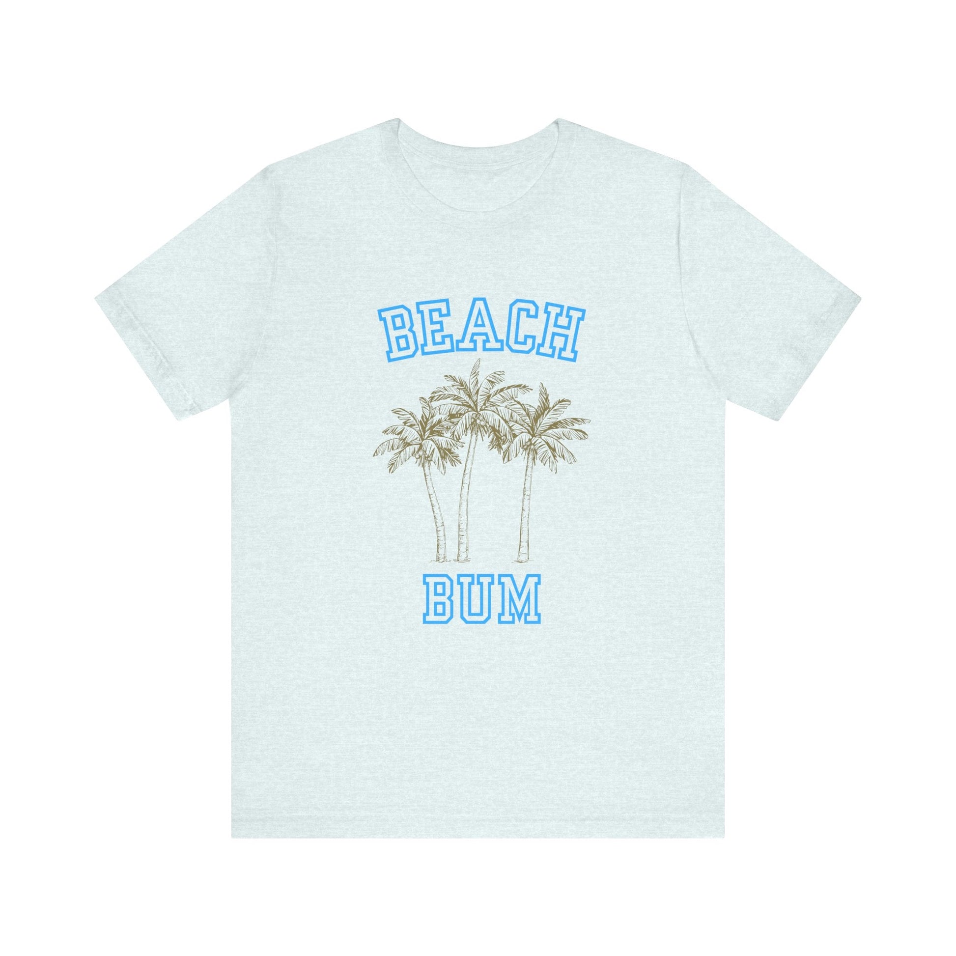 Beach Bum Palm Tree Shirt, Tropical Island Vacation Clothing - Popbydesign