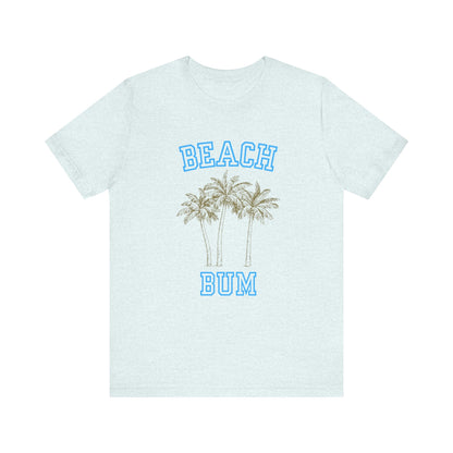 Beach Bum Palm Tree Shirt, Tropical Island Vacation Clothing - Popbydesign