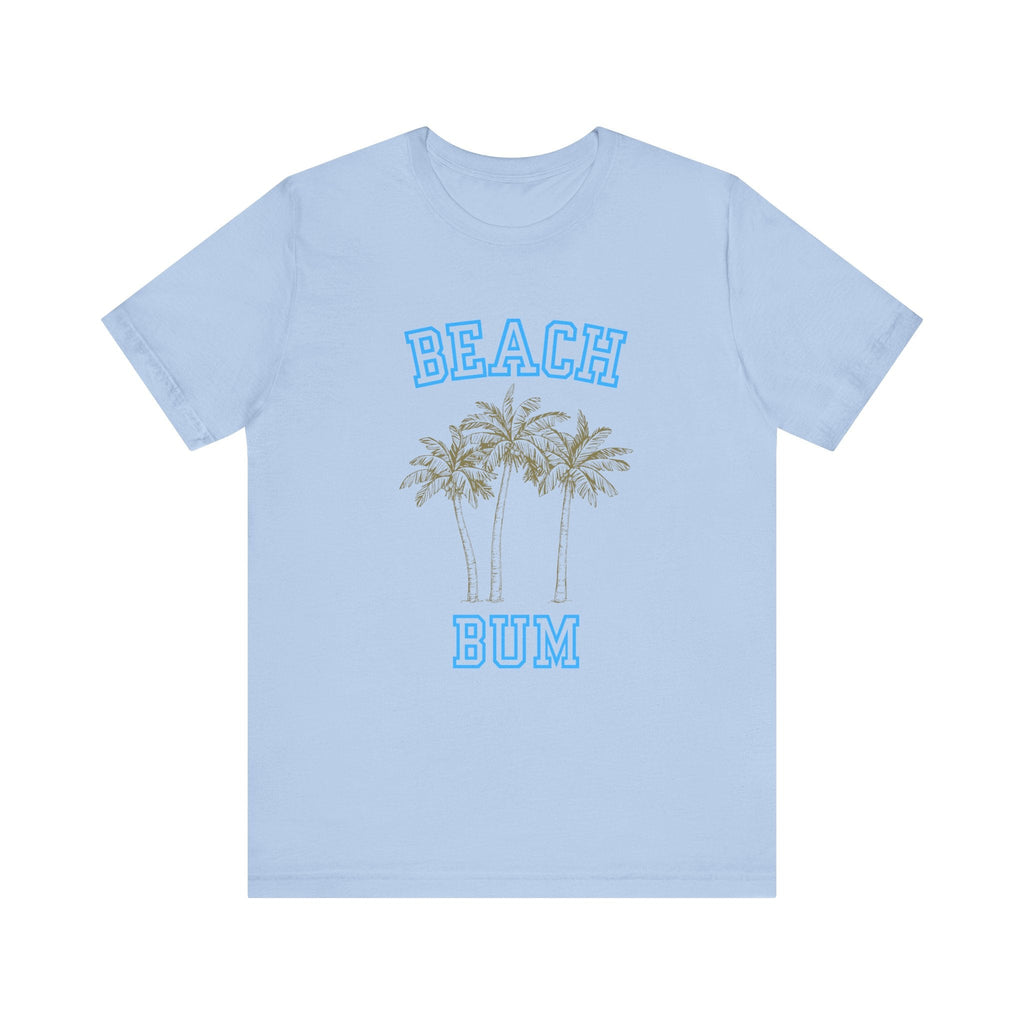 Beach Bum Palm Tree Shirt, Tropical Island Vacation Clothing by PopCultureByDesign36