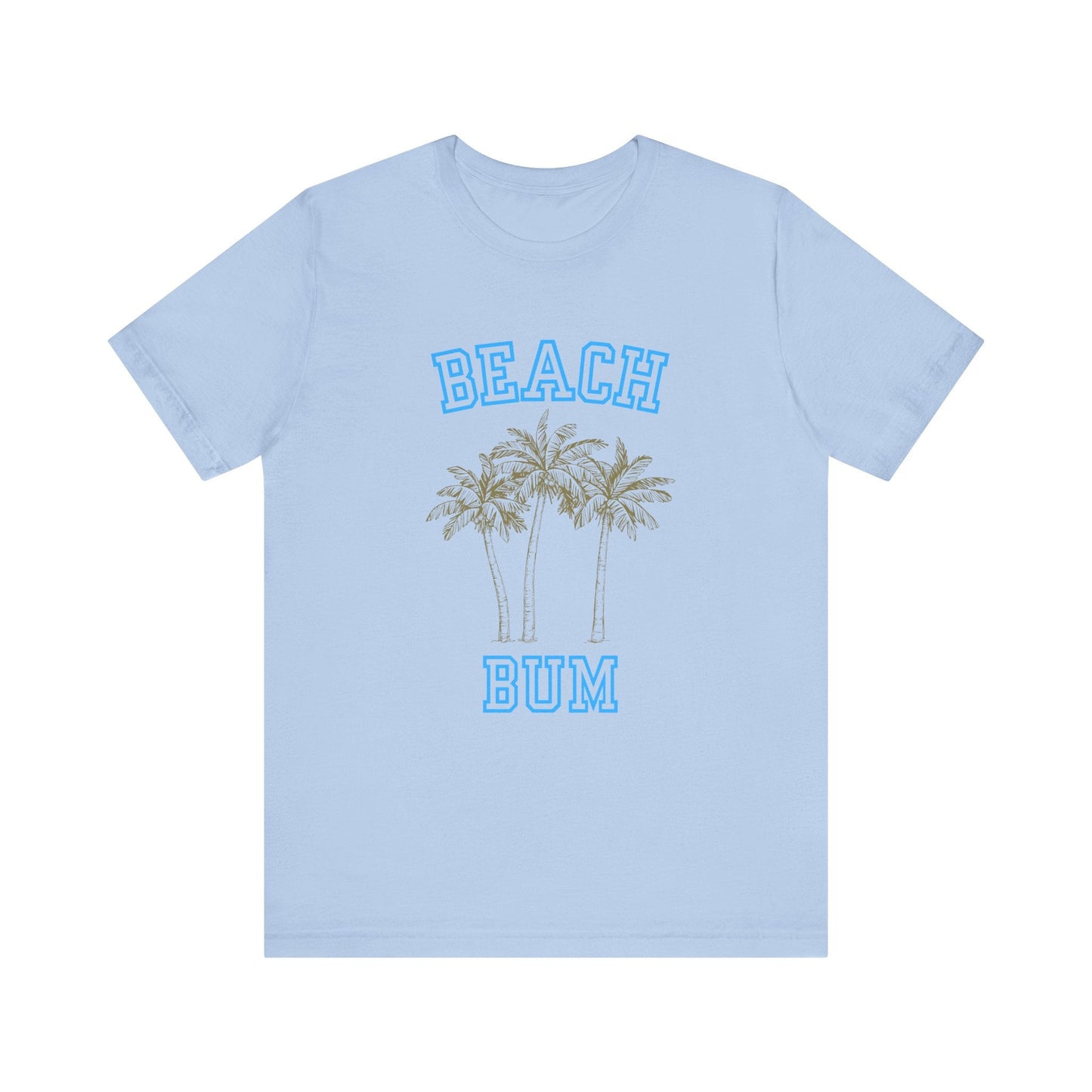 Beach Bum Palm Tree Shirt, Tropical Island Vacation Clothing - Popbydesign