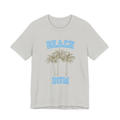 Beach Bum Palm Tree Shirt, Tropical Island Vacation Clothing - Popbydesign