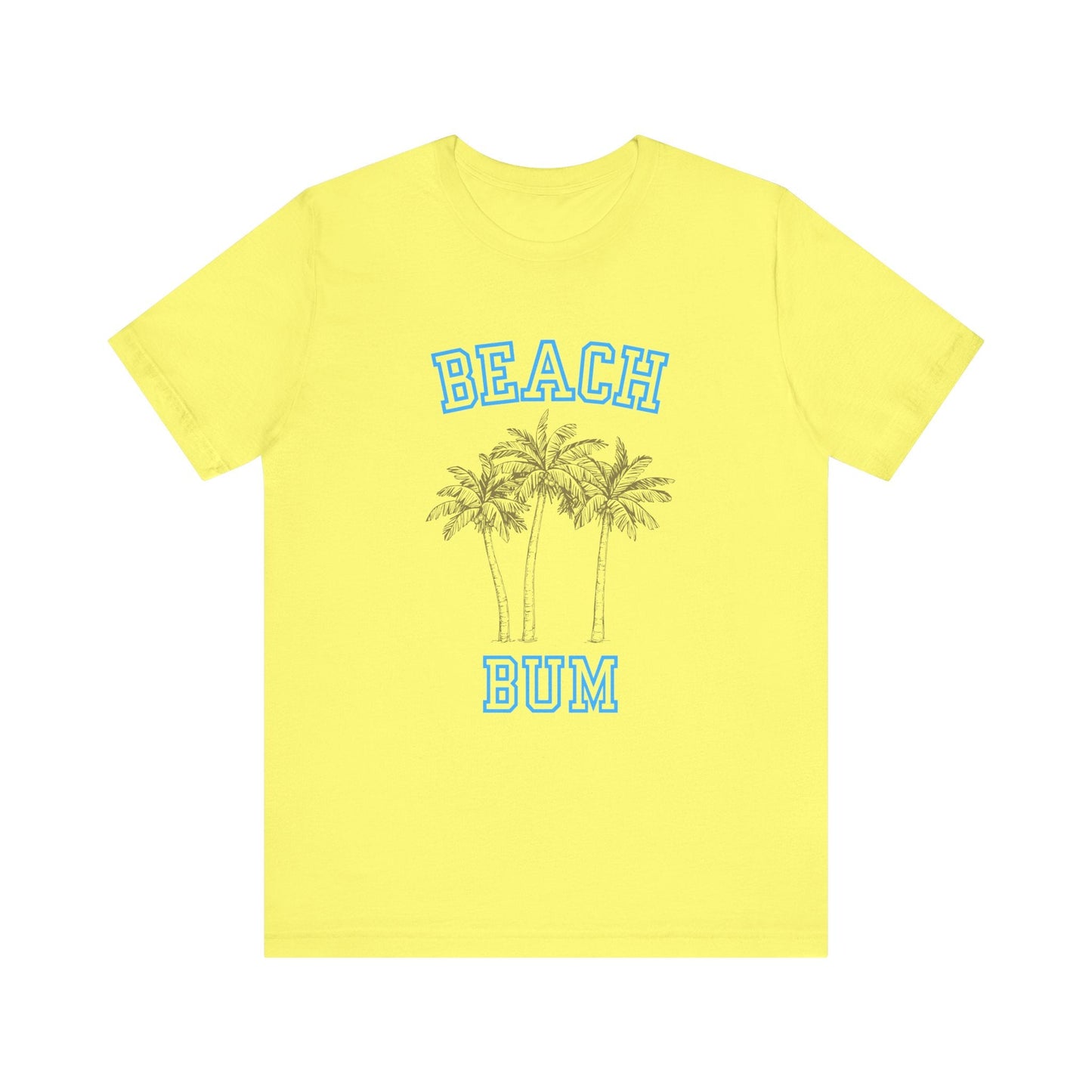 Beach Bum Palm Tree Shirt, Tropical Island Vacation Clothing - Popbydesign