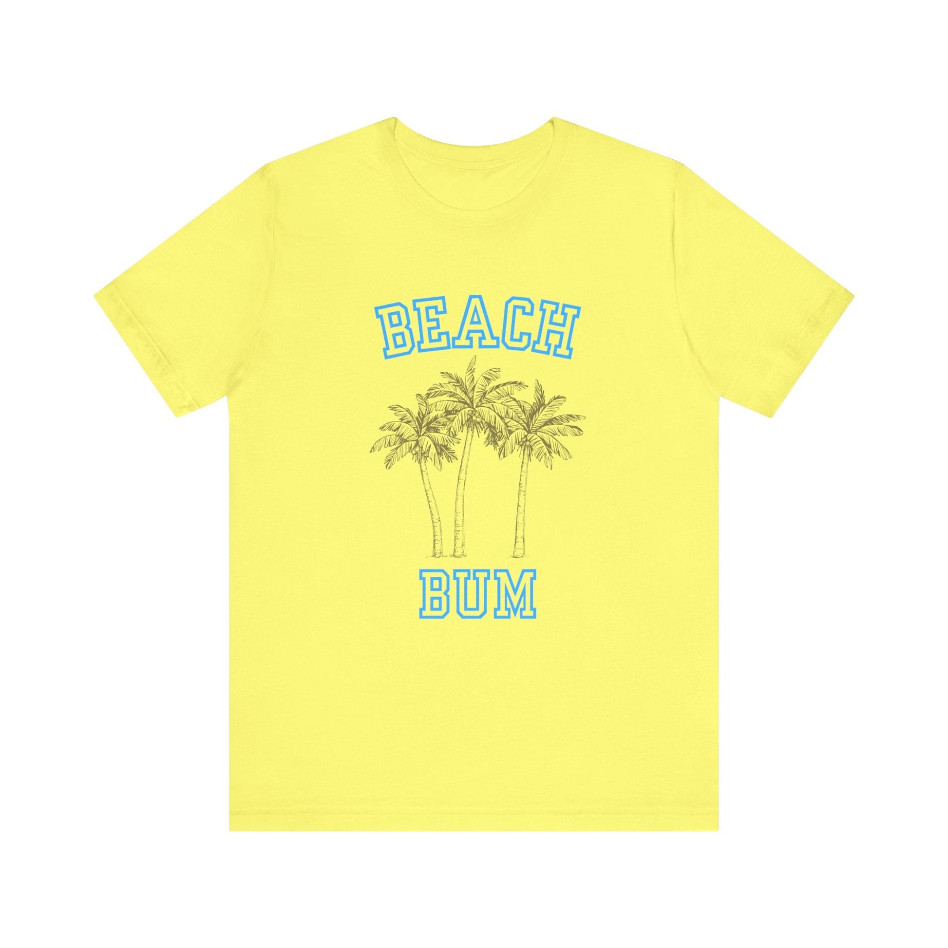 Beach Bum Palm Tree Shirt, Tropical Island Vacation Clothing - Popbydesign