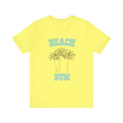 Beach Bum Palm Tree Shirt, Tropical Island Vacation Clothing - Popbydesign