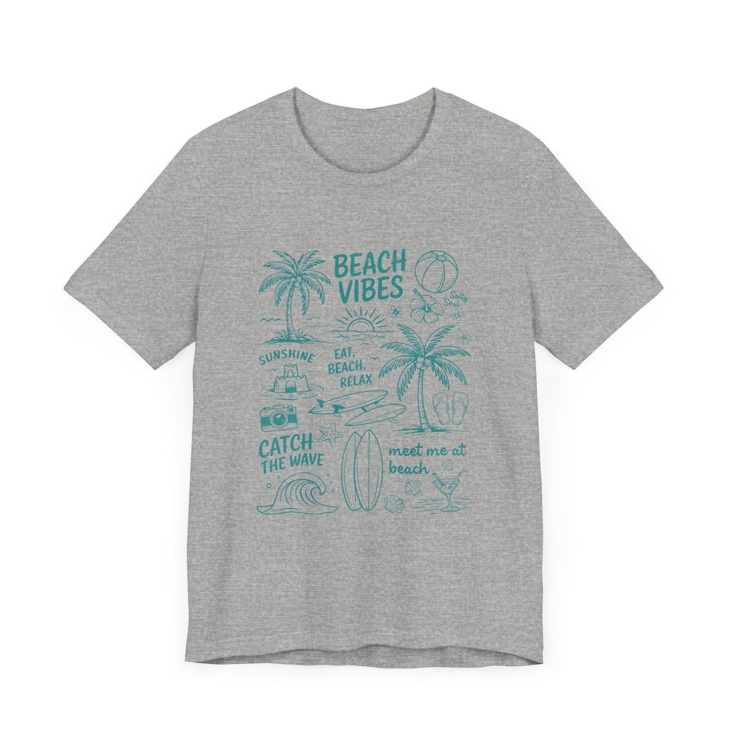 Beach Vibes Shirt, Ocean Lover Shirt, Sea Life Top - Popbydesign