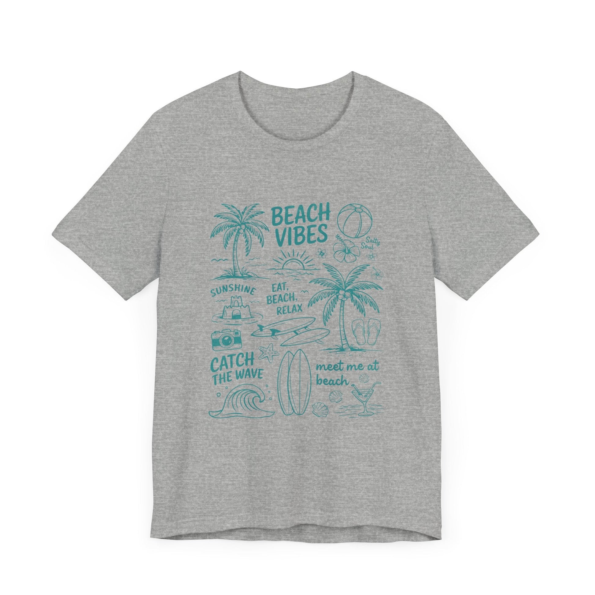 Beach Vibes Shirt, Ocean Lover Shirt, Sea Life Top - Popbydesign
