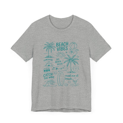 Beach Vibes Shirt, Ocean Lover Shirt, Sea Life Top - Popbydesign