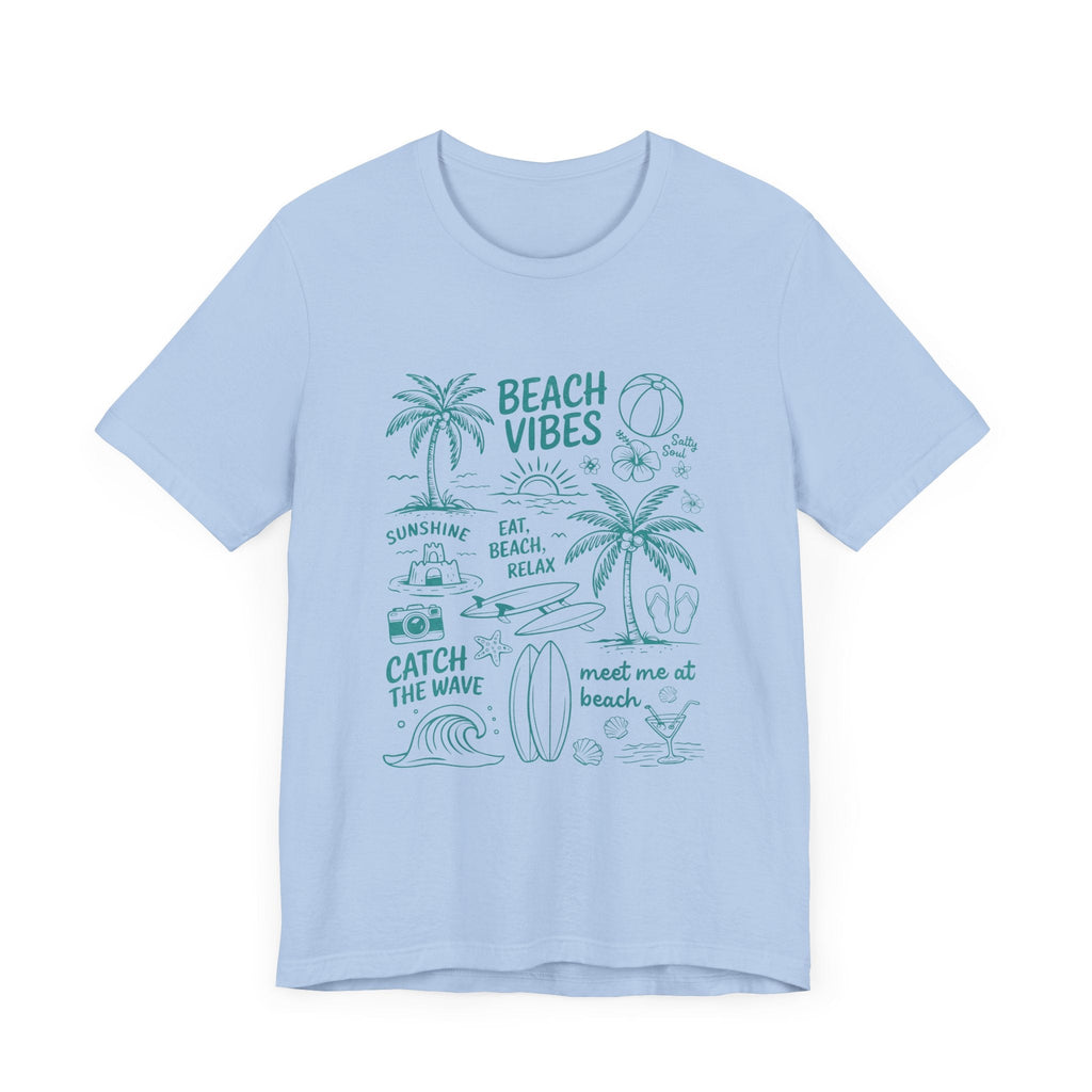 Beach Vibes Shirt, Ocean Lover Shirt, Sea Life Top by PopCultureByDesign36