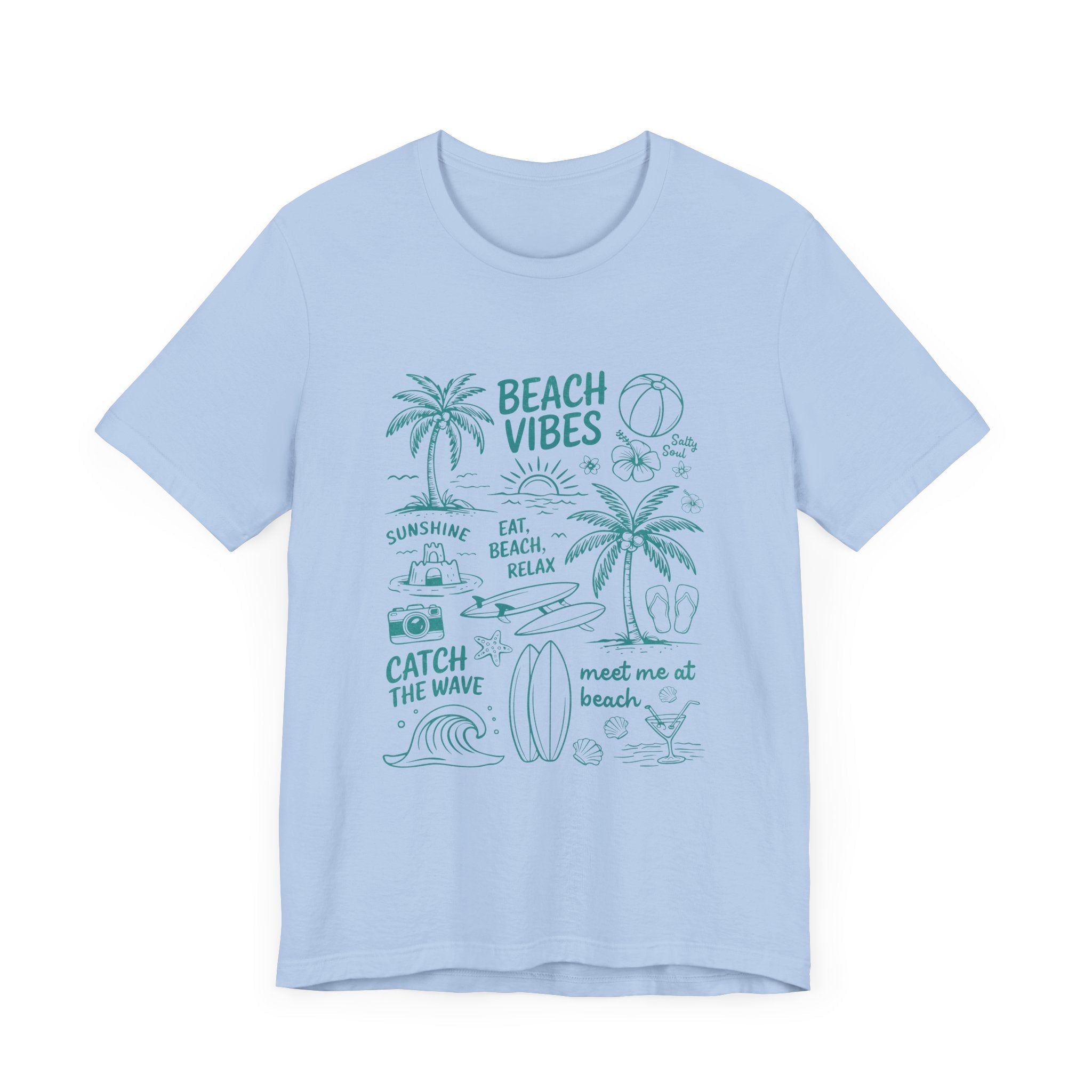 Beach Vibes Shirt, Ocean Lover Shirt, Sea Life Top by PopCultureByDesign36