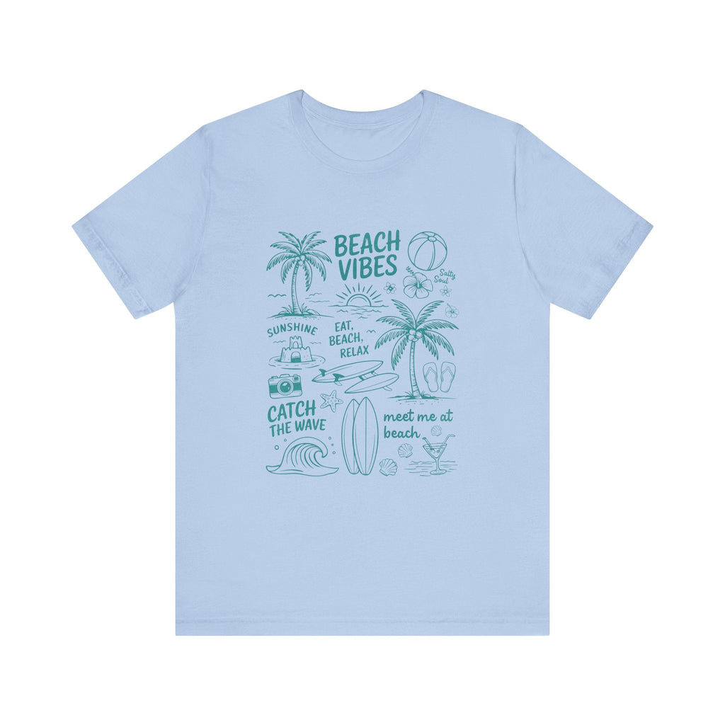 Beach Vibes Shirt, Ocean Lover Shirt, Sea Life Top by PopCultureByDesign36