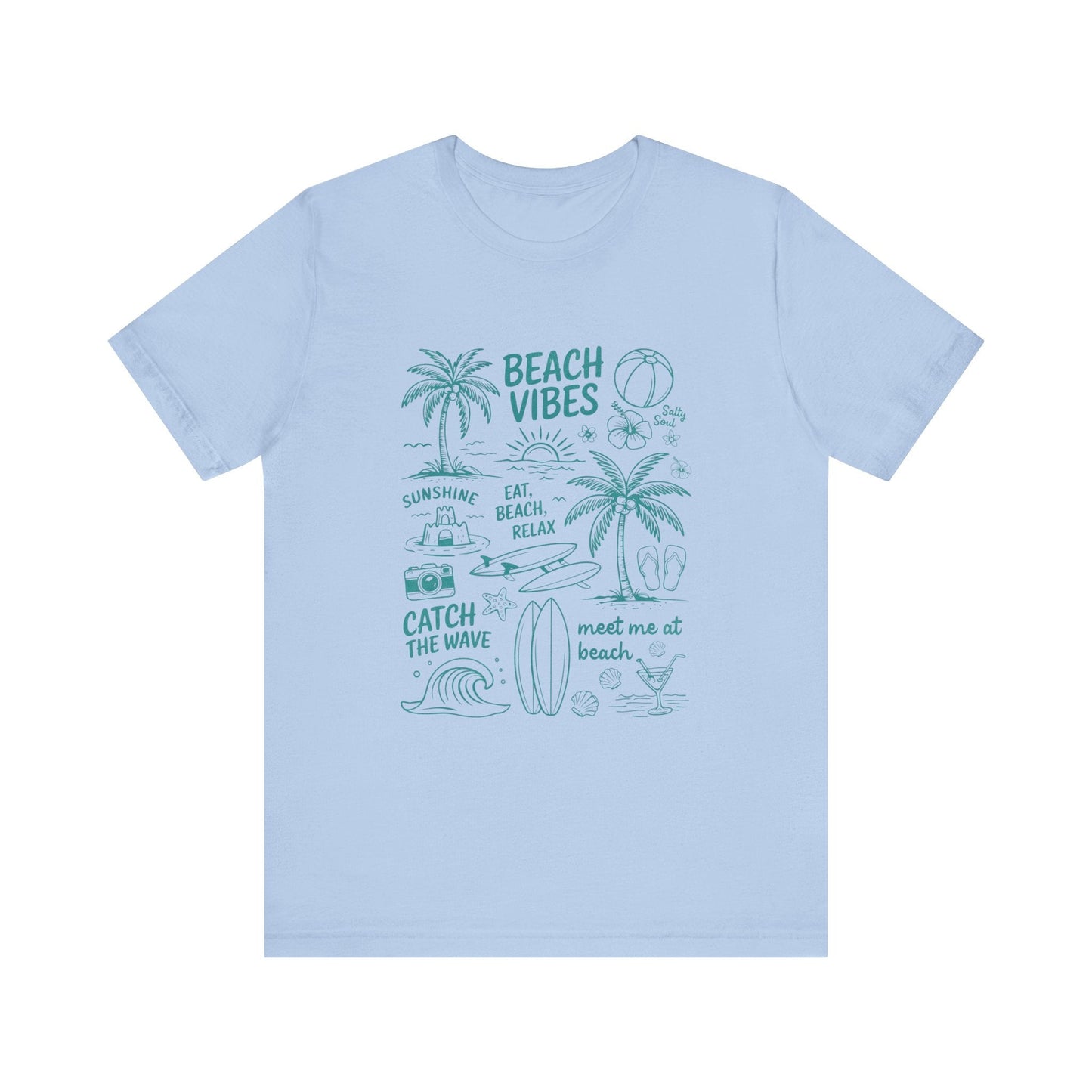 Beach Vibes Shirt, Ocean Lover Shirt, Sea Life Top - Popbydesign
