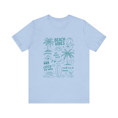 Beach Vibes Shirt, Ocean Lover Shirt, Sea Life Top - Popbydesign