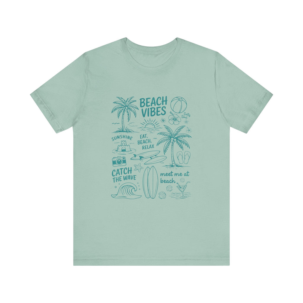 Beach Vibes Shirt, Ocean Lover Shirt, Sea Life Top by PopCultureByDesign36