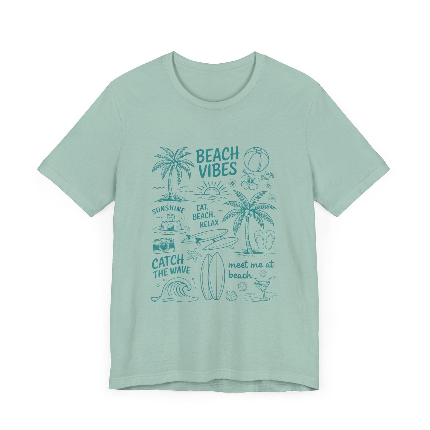Beach Vibes Shirt, Ocean Lover Shirt, Sea Life Top - Popbydesign