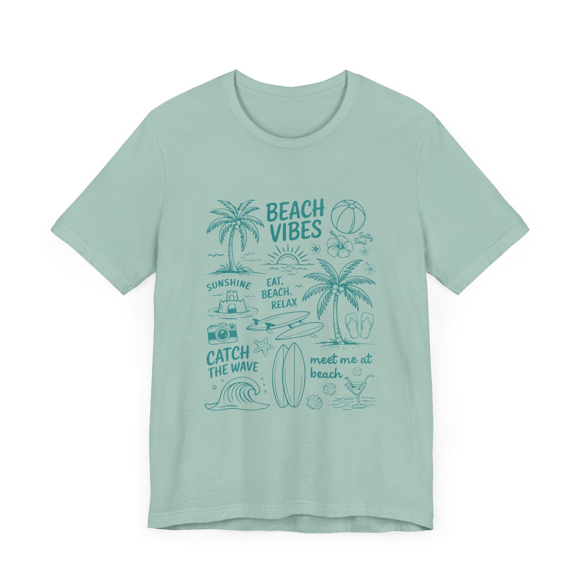 Beach Vibes Shirt, Ocean Lover Shirt, Sea Life Top by PopCultureByDesign36