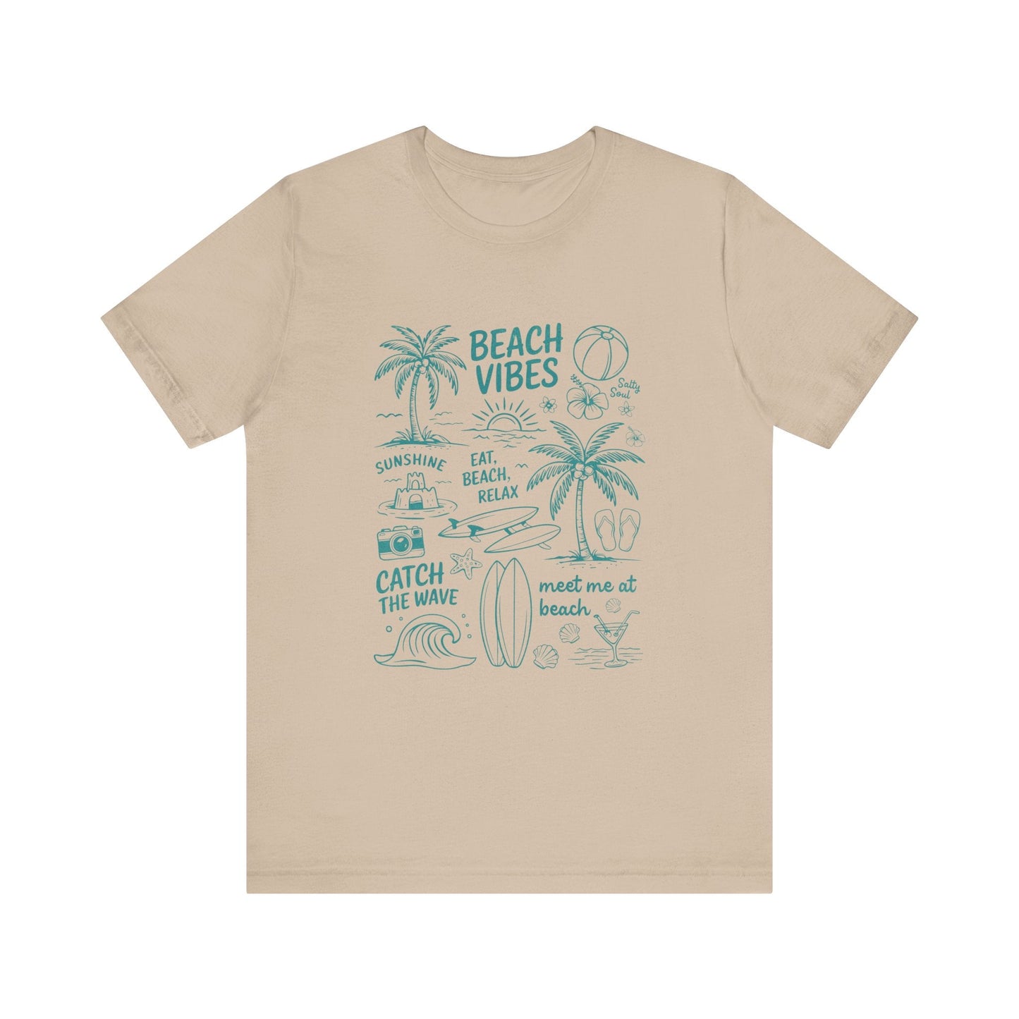 Beach Vibes Shirt, Ocean Lover Shirt, Sea Life Top - Popbydesign