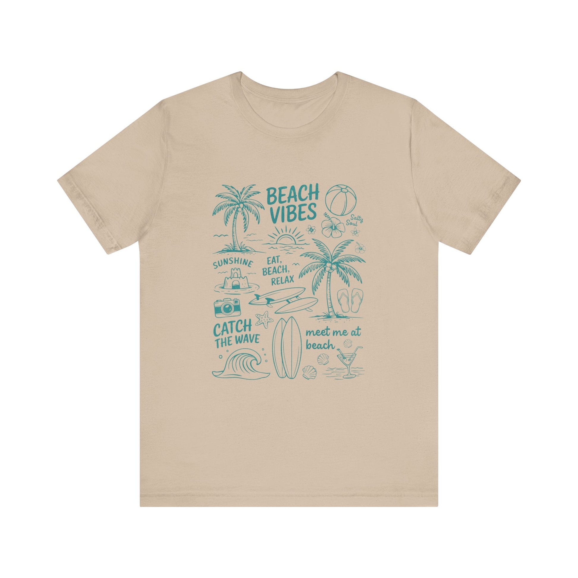 Beach Vibes Shirt, Ocean Lover Shirt, Sea Life Top - Popbydesign