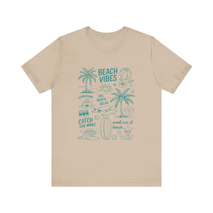 Beach Vibes Shirt, Ocean Lover Shirt, Sea Life Top - Popbydesign