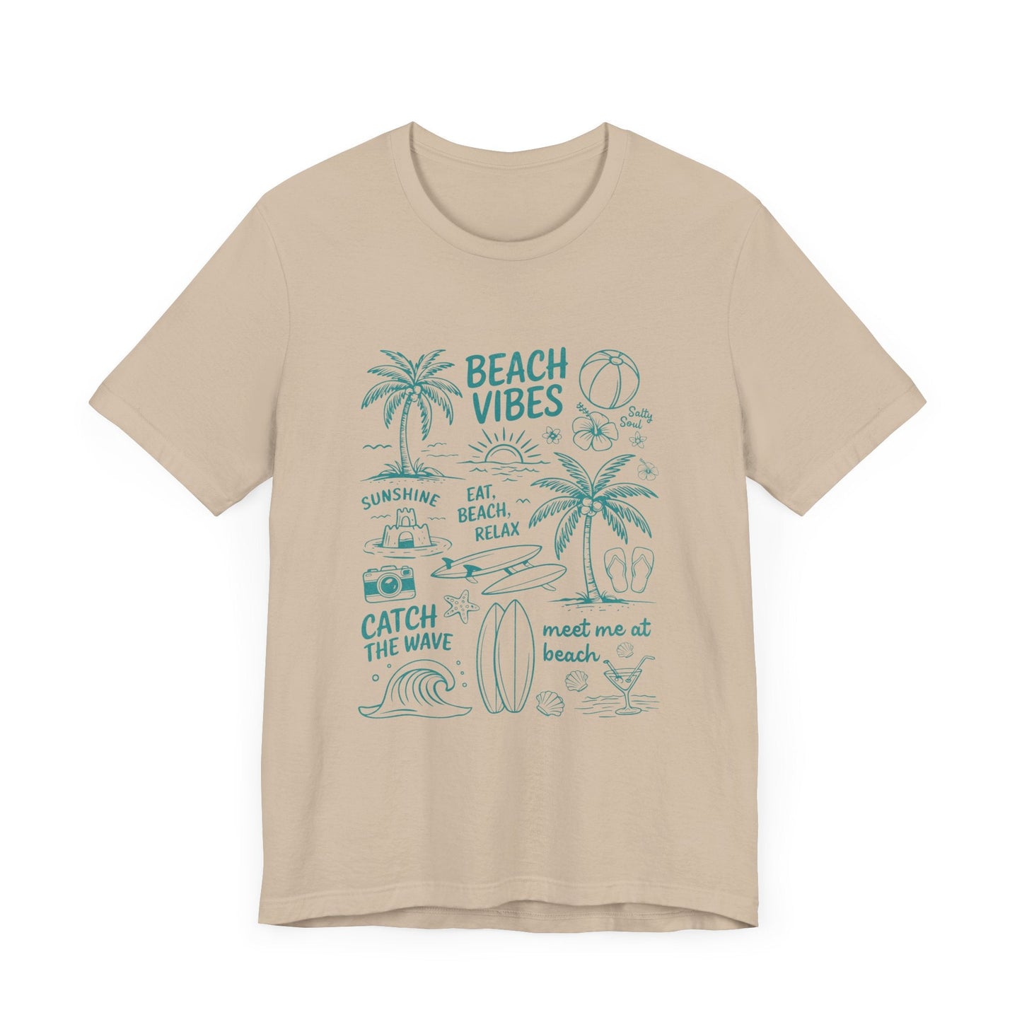 Beach Vibes Shirt, Ocean Lover Shirt, Sea Life Top - Popbydesign