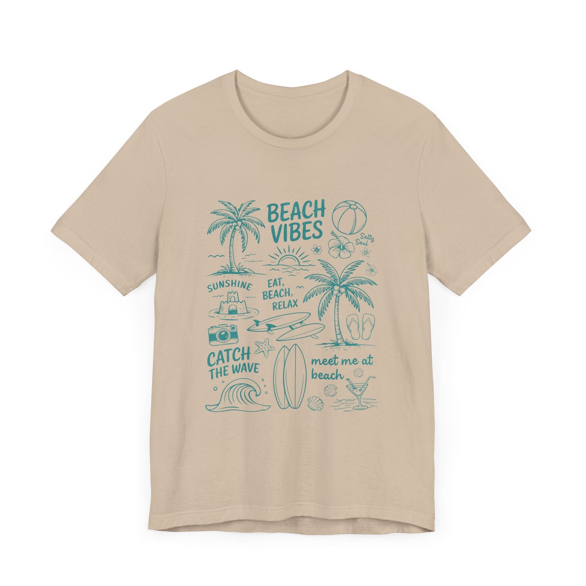 Beach Vibes Shirt, Ocean Lover Shirt, Sea Life Top - Popbydesign