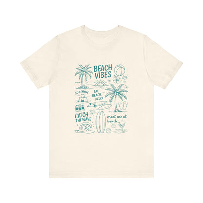 Beach Vibes Shirt, Ocean Lover Shirt, Sea Life Top - Popbydesign