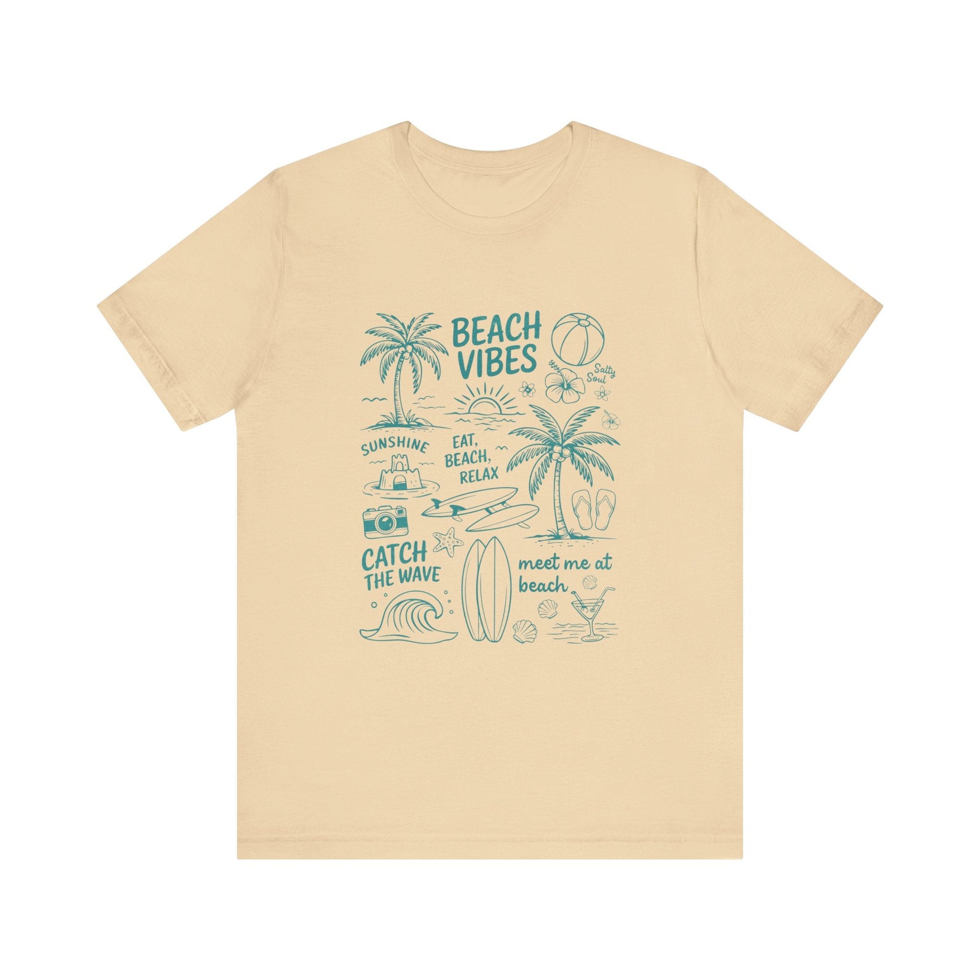 Beach Vibes Shirt, Ocean Lover Shirt, Sea Life Top - Popbydesign