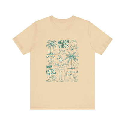 Beach Vibes Shirt, Ocean Lover Shirt, Sea Life Top - Popbydesign