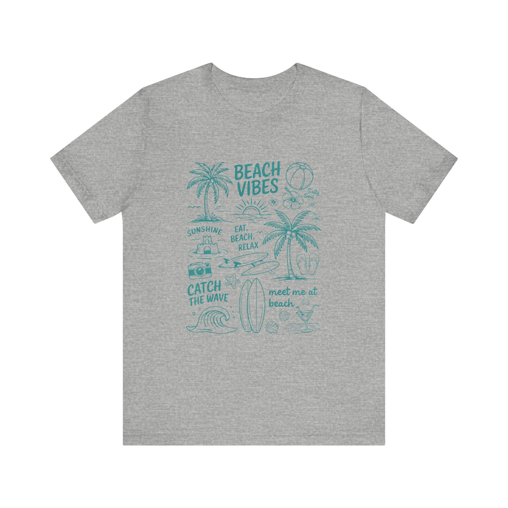 Beach Vibes Shirt, Ocean Lover Shirt, Sea Life Top by PopCultureByDesign36