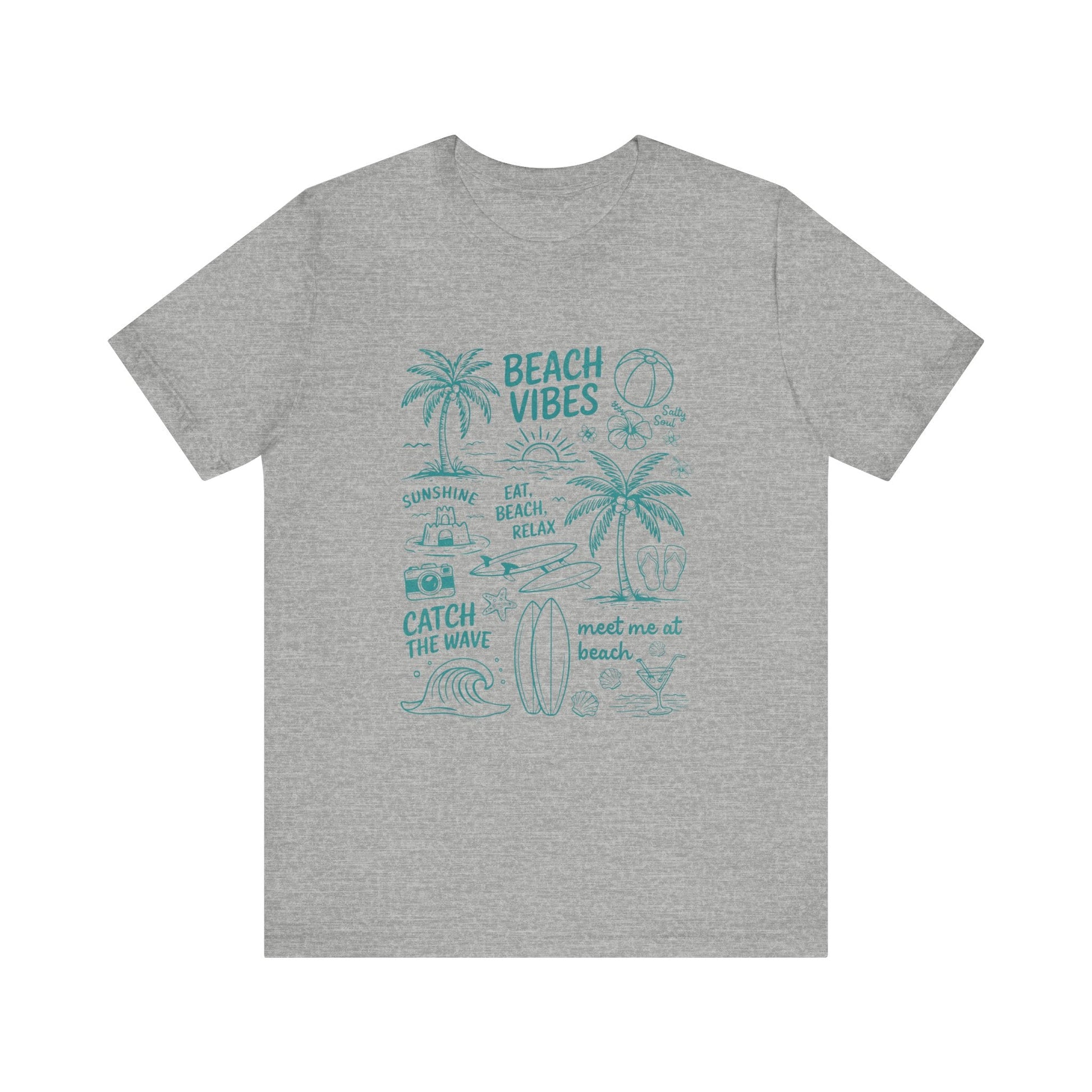 Beach Vibes Shirt, Ocean Lover Shirt, Sea Life Top - Popbydesign