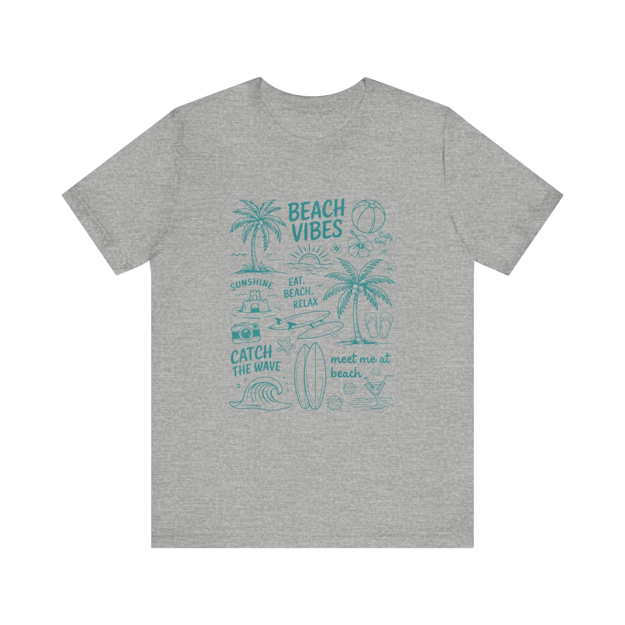 Beach Vibes Shirt, Ocean Lover Shirt, Sea Life Top by PopCultureByDesign36