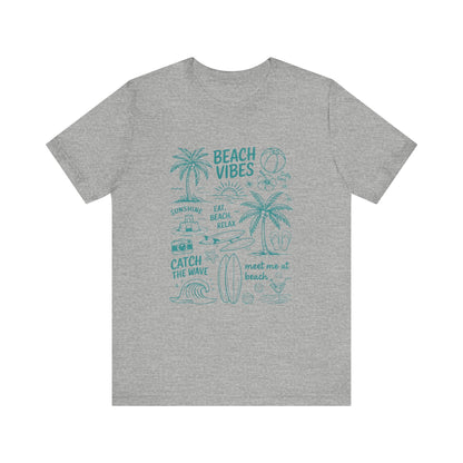 Beach Vibes Shirt, Ocean Lover Shirt, Sea Life Top - Popbydesign
