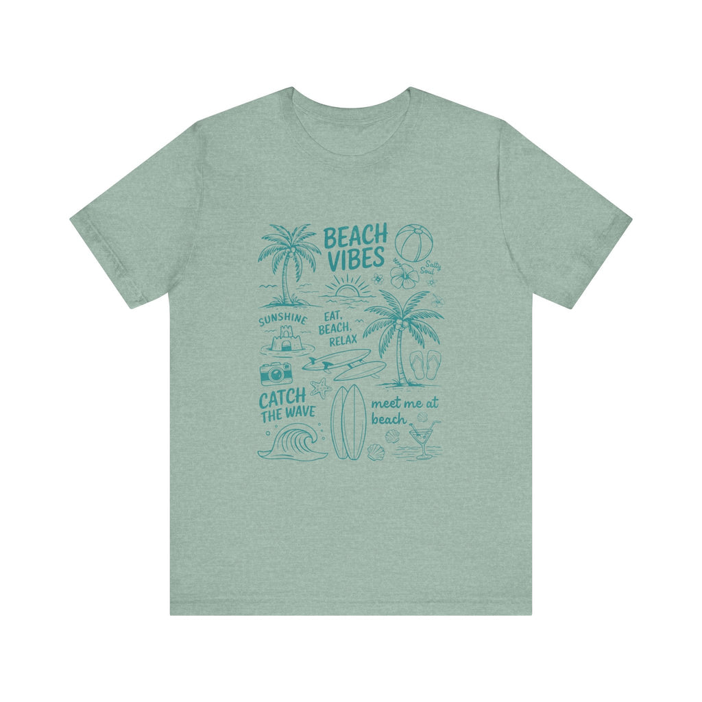 Beach Vibes Shirt, Ocean Lover Shirt, Sea Life Top by PopCultureByDesign36