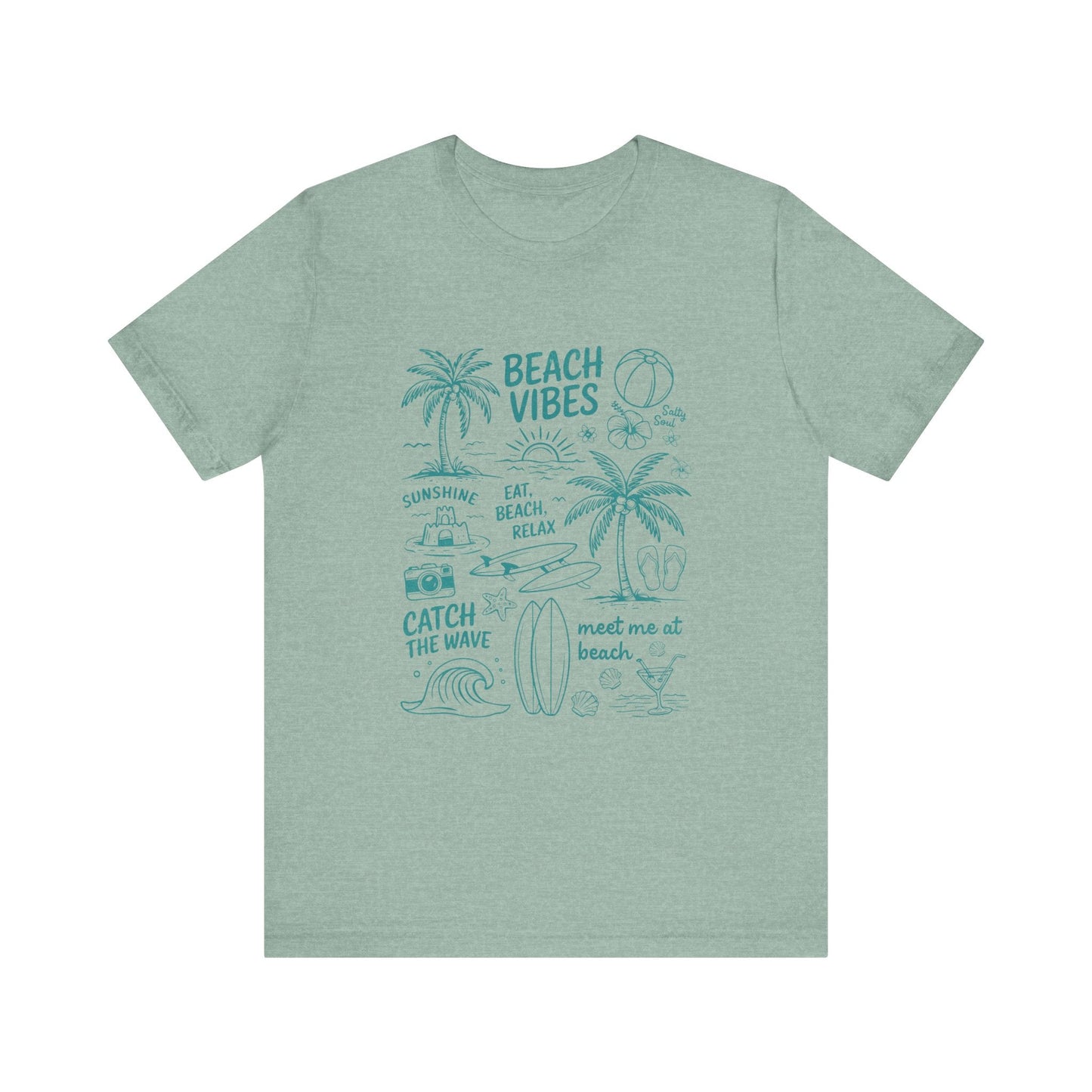 Beach Vibes Shirt, Ocean Lover Shirt, Sea Life Top - Popbydesign