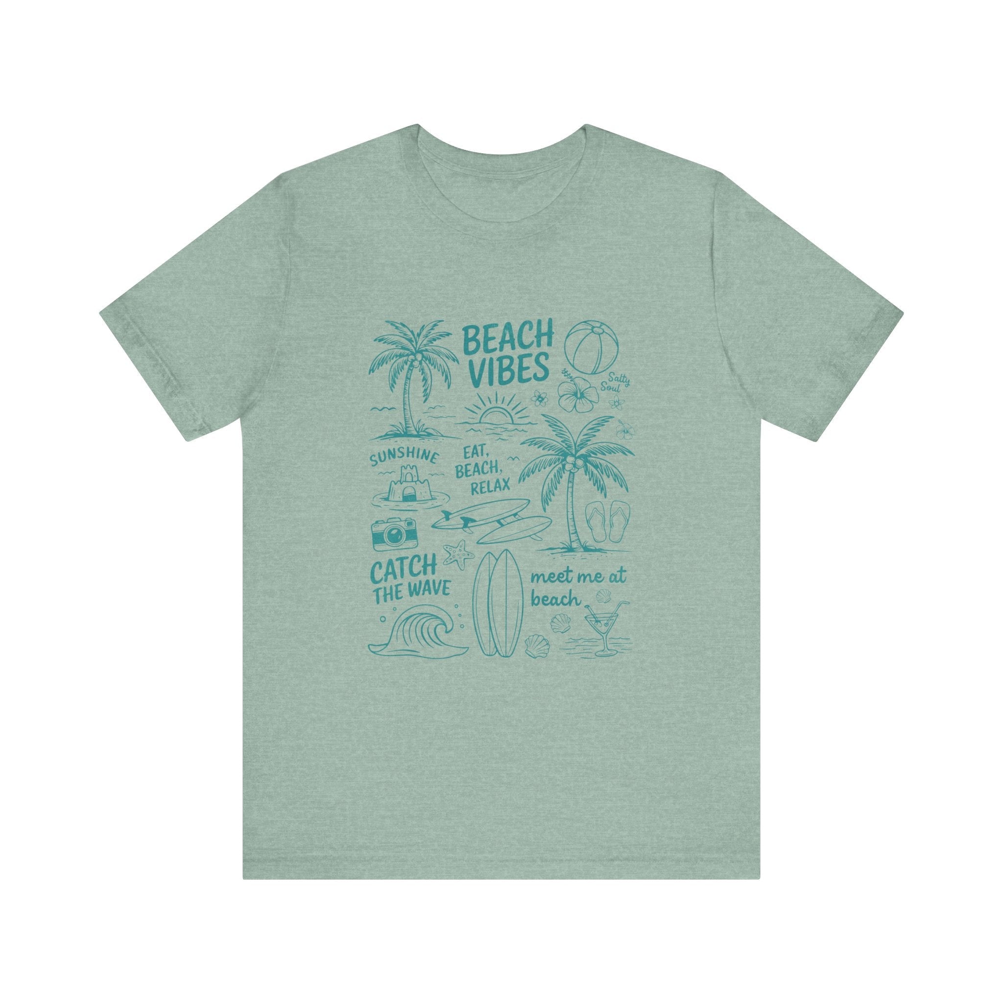 Beach Vibes Shirt, Ocean Lover Shirt, Sea Life Top by PopCultureByDesign36