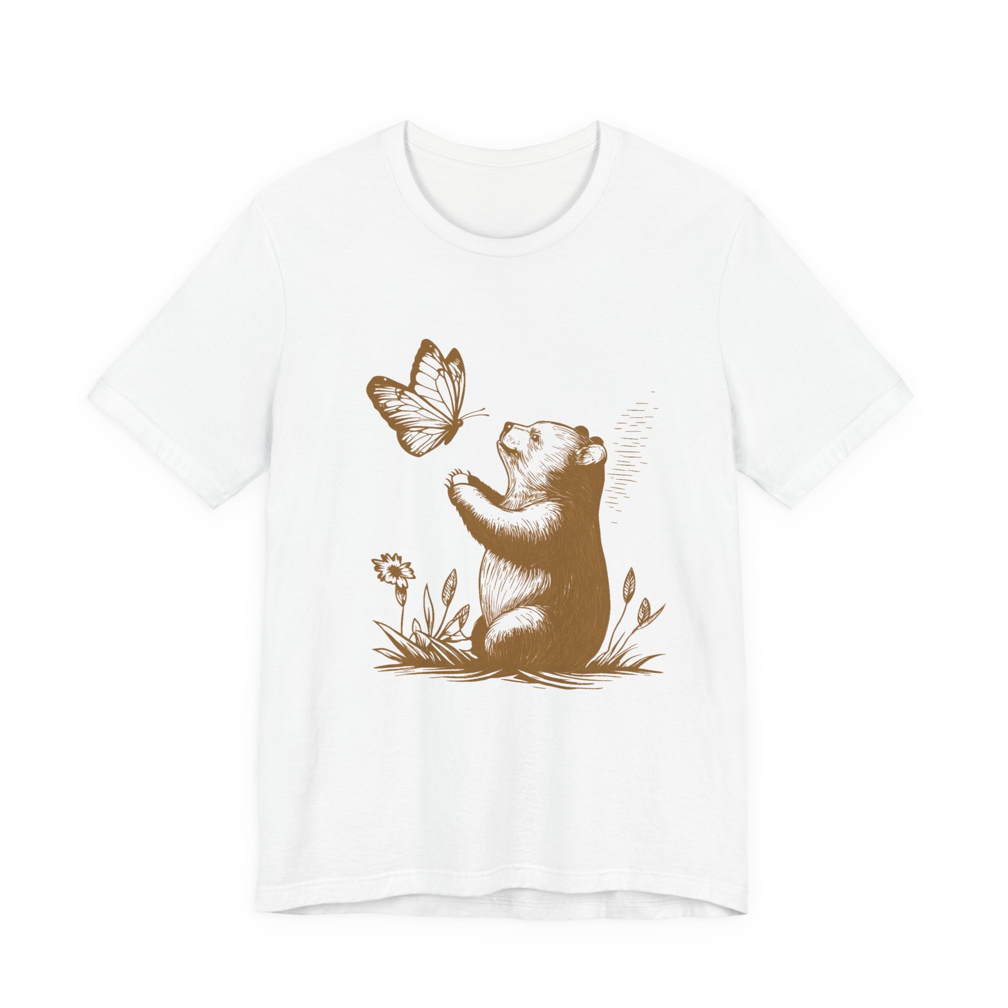 Bear Butterfly Shirt, Vintage Retro Bear Shirt by PopCultureByDesign36