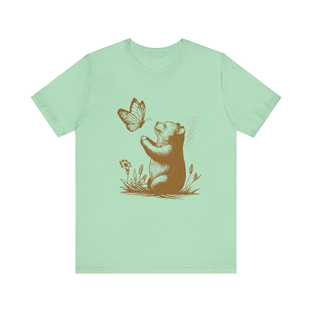 Bear Butterfly Shirt, Vintage Retro Bear Shirt by PopCultureByDesign36