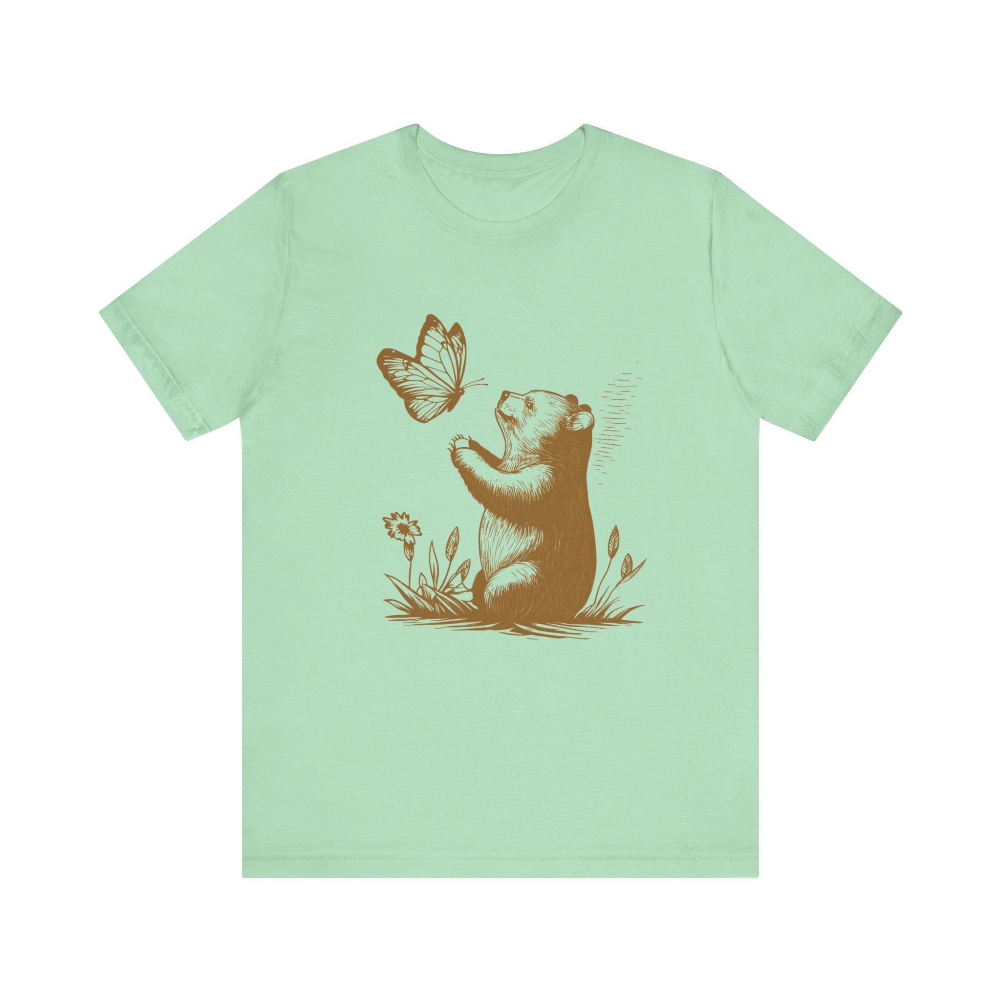 Bear Butterfly Shirt, Vintage Retro Bear Shirt by PopCultureByDesign36