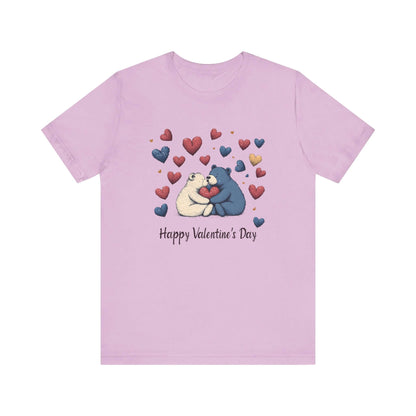Bear Valentine Shirt, Cute Bear Shirt, Teddy Bear Shirt, Heart Valentine Shirt - Popbydesign