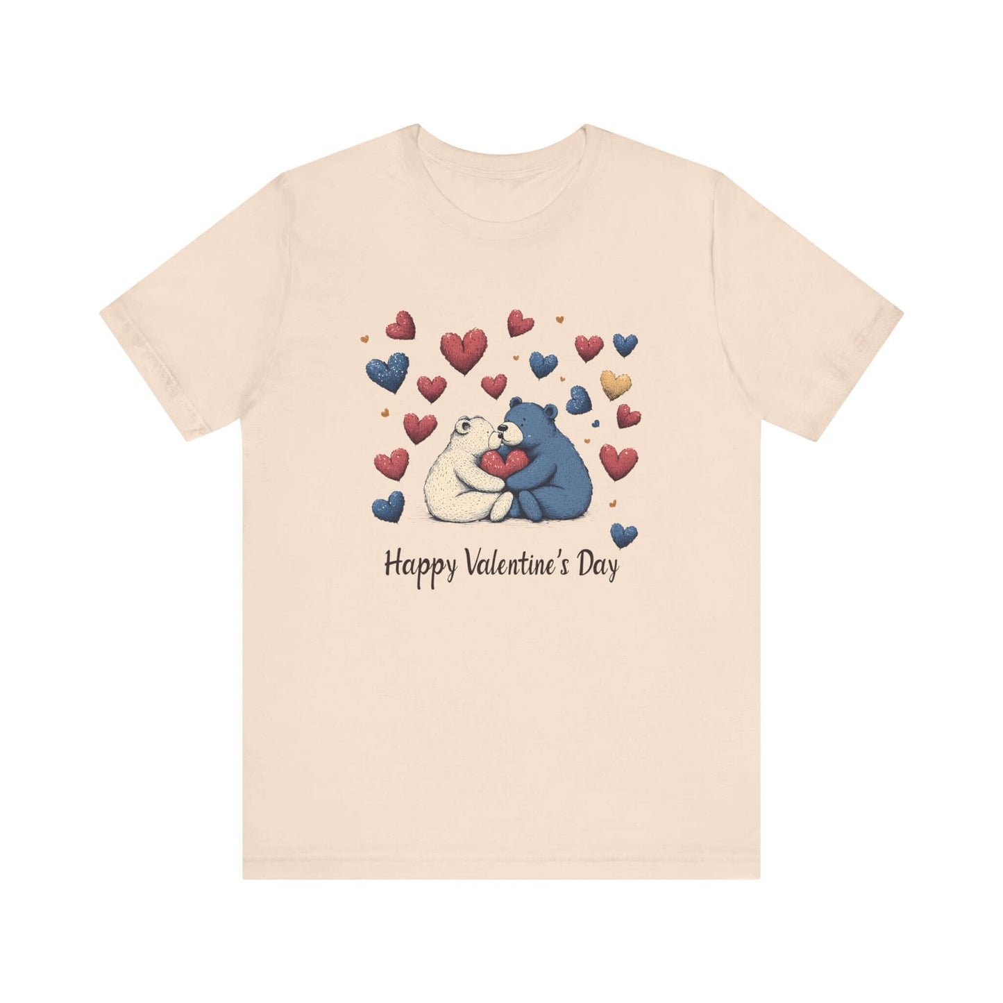 Bear Valentine Shirt, Cute Bear Shirt, Teddy Bear Shirt, Heart Valentine Shirt - Popbydesign