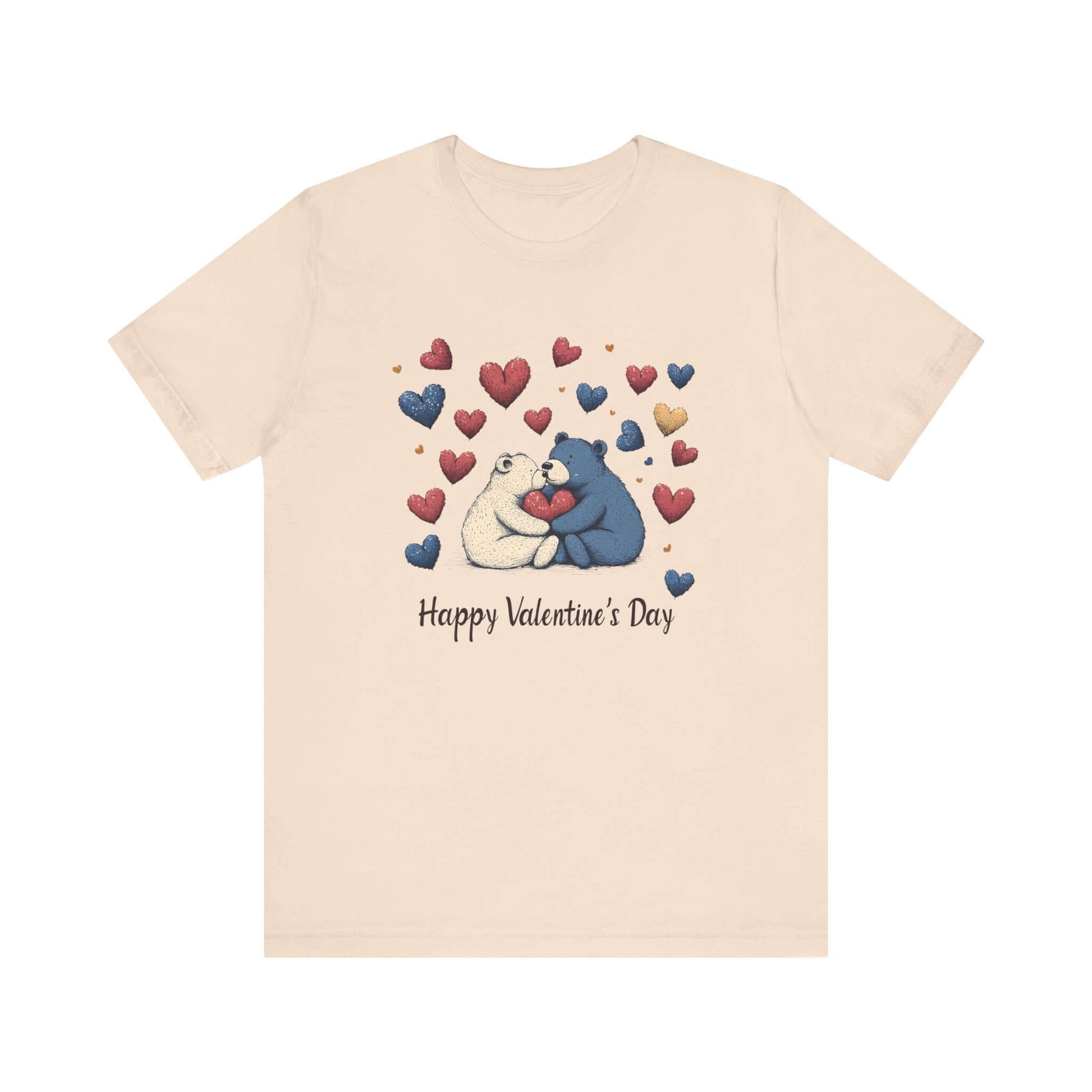 Bear Valentine Shirt, Cute Bear Shirt, Teddy Bear Shirt, Heart Valentine Shirt - Popbydesign