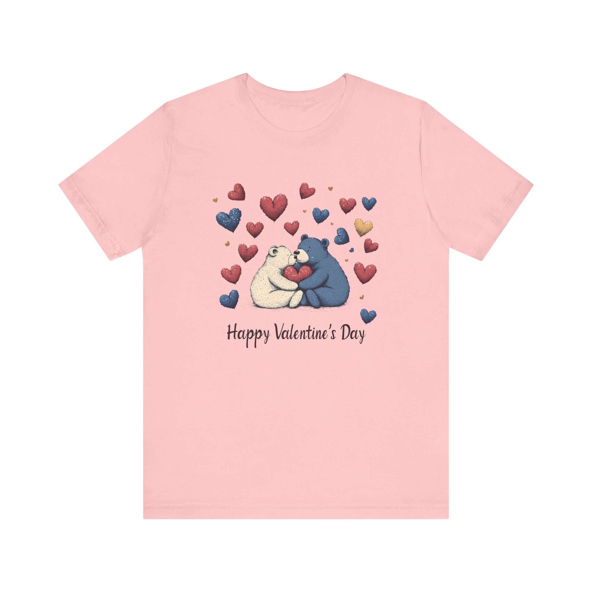 Bear Valentine Shirt, Cute Bear Shirt, Teddy Bear Shirt, Heart Valentine Shirt - Popbydesign