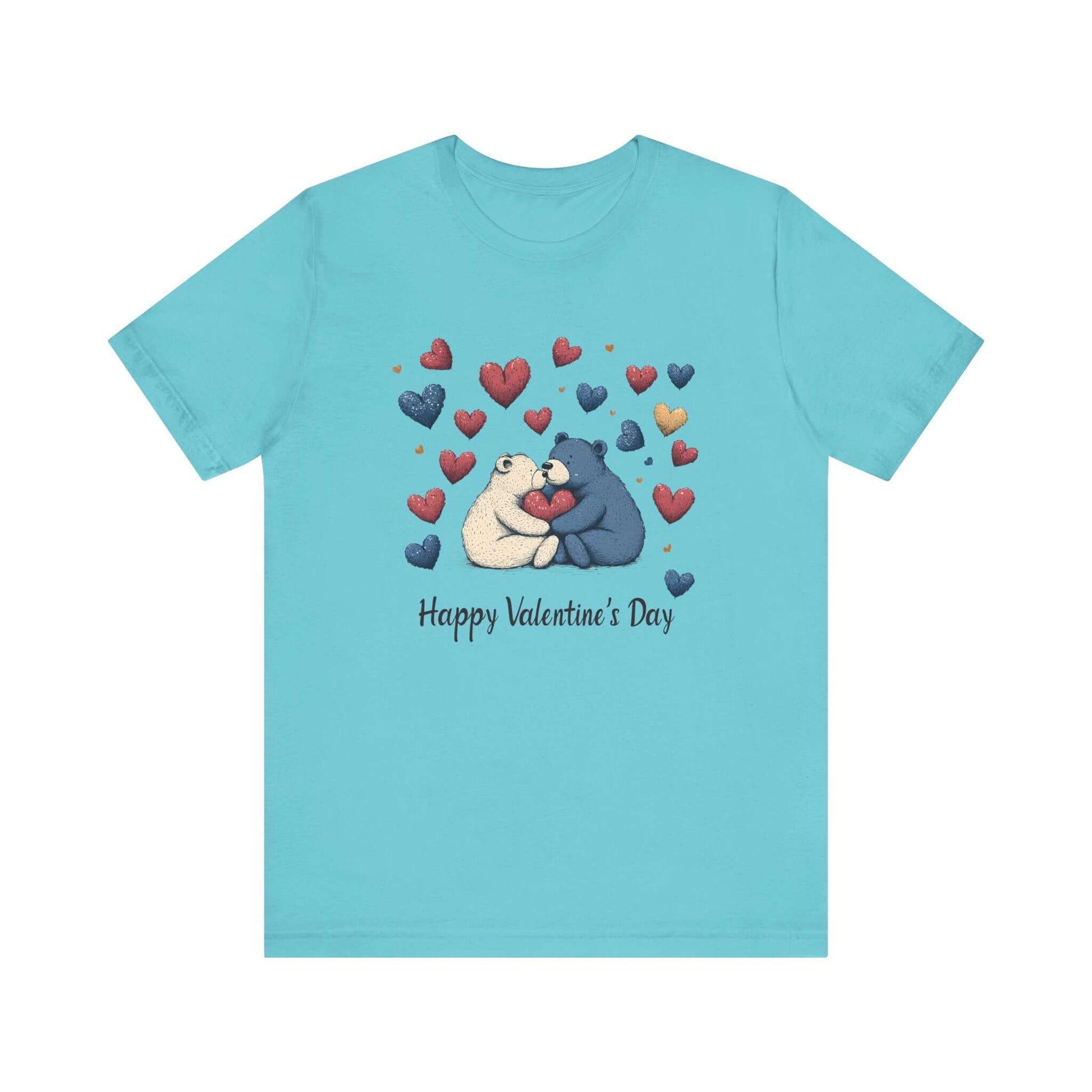 Bear Valentine Shirt, Cute Bear Shirt, Teddy Bear Shirt, Heart Valentine Shirt - Popbydesign