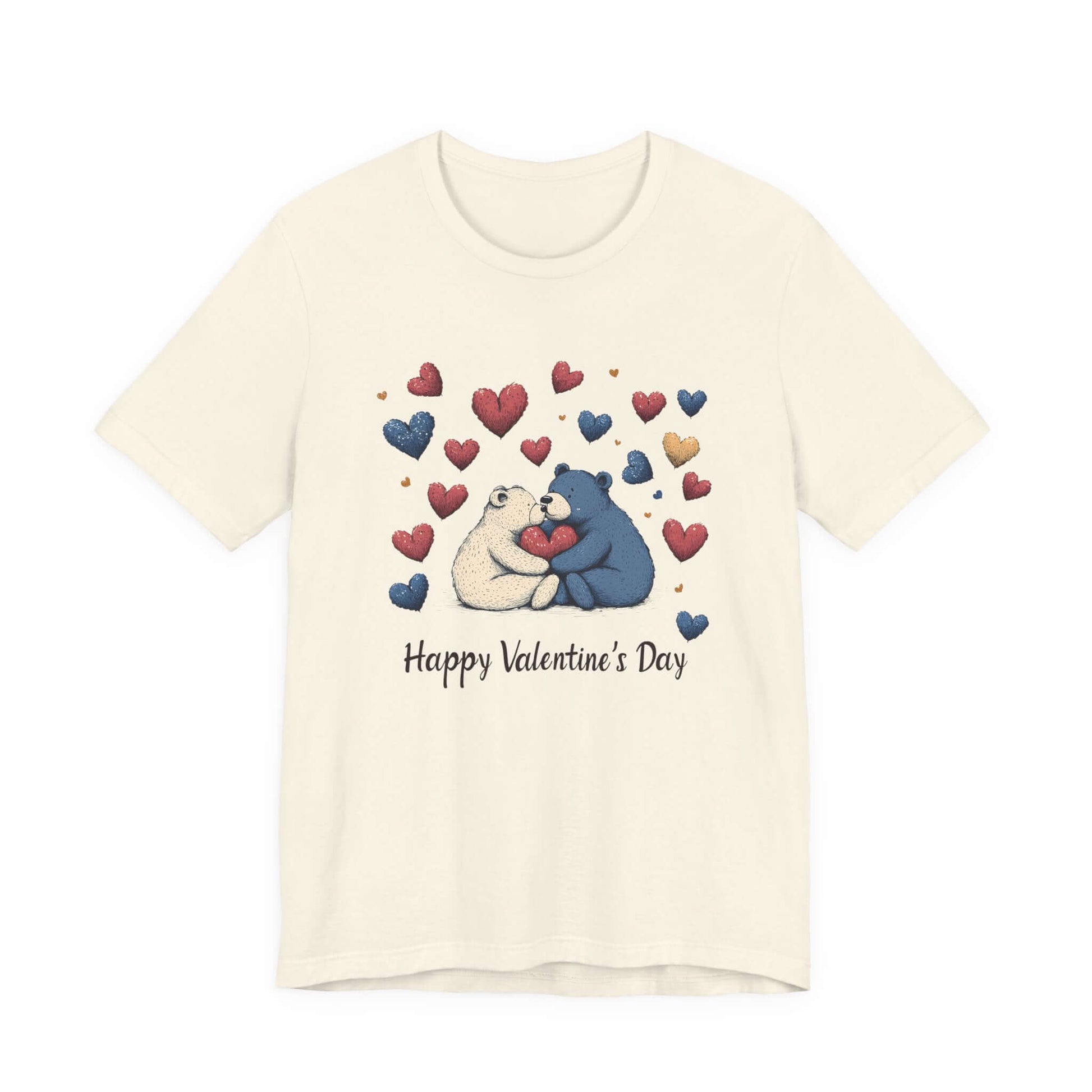 Bear Valentine Shirt, Cute Bear Shirt, Teddy Bear Shirt, Heart Valentine Shirt - Popbydesign