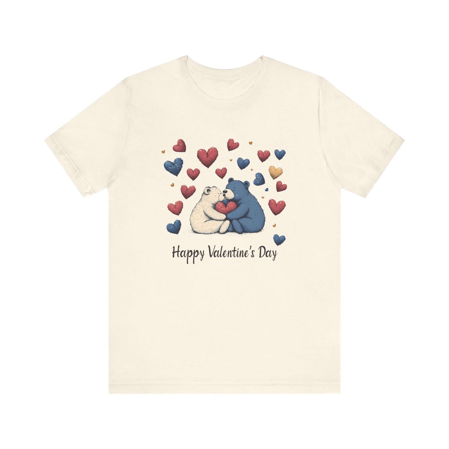 Bear Valentine Shirt, Cute Bear Shirt, Teddy Bear Shirt, Heart Valentine Shirt - Popbydesign