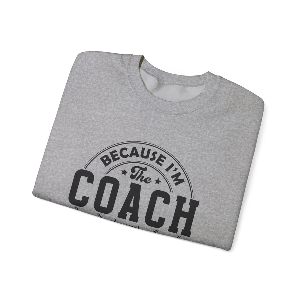 Because I'm The Coach Shirt, Coach Gifts, Shirts For Coach by PopCultureByDesign36