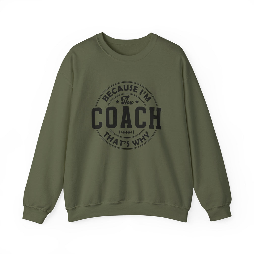 Because I'm The Coach Shirt, Coach Gifts, Shirts For Coach by PopCultureByDesign36