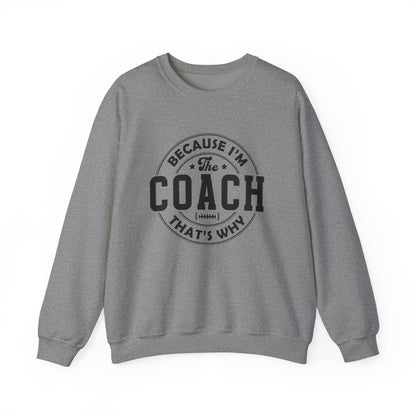 Because I'm The Coach Shirt, Coach Gifts, Shirts For Coach - Popbydesign