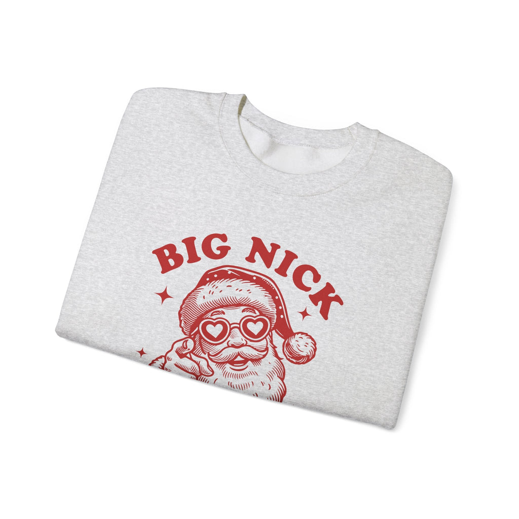 Big Nick Energy Christmas Shirt, Funny Santa Sweatshirt by PopCultureByDesign36