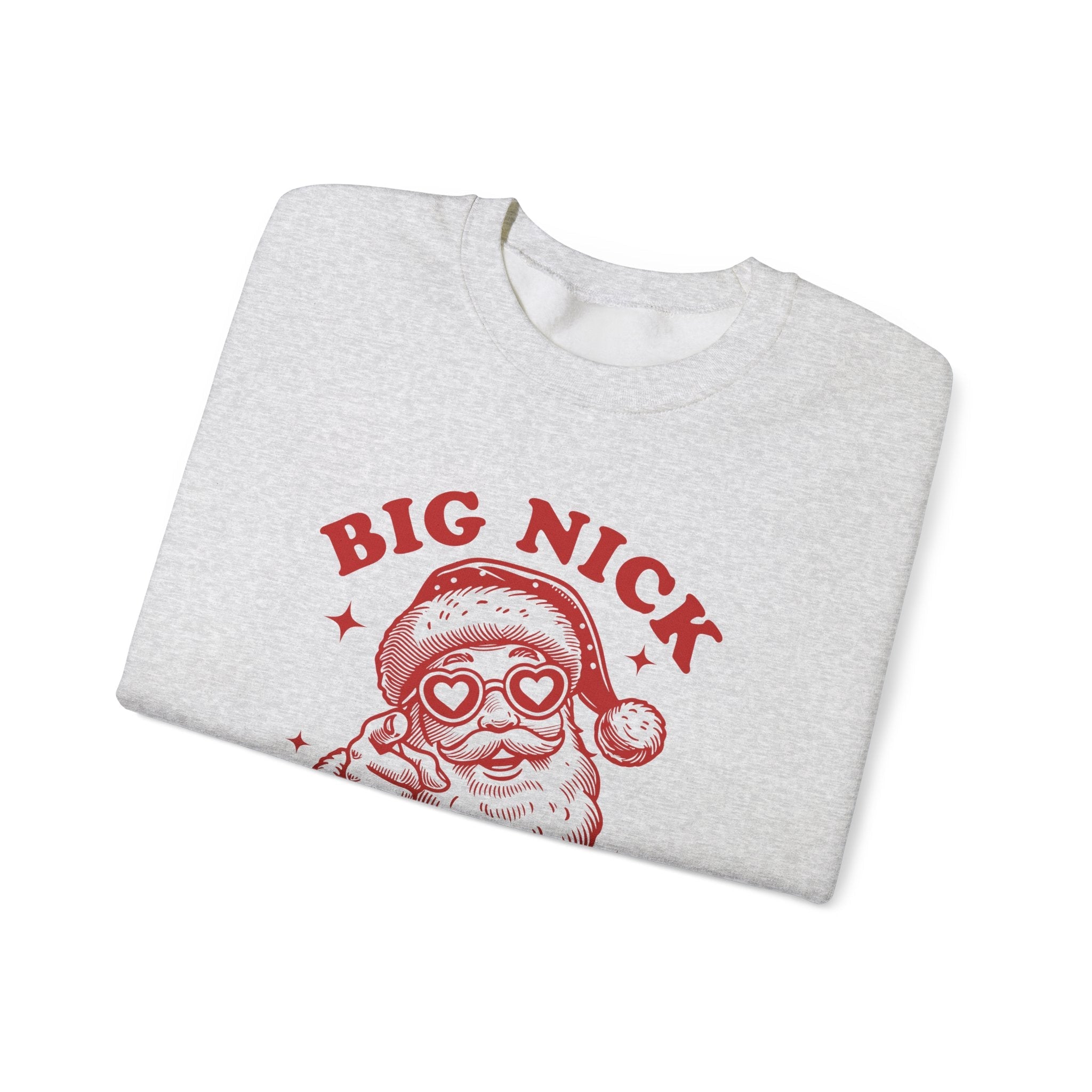 Big Nick Energy Christmas Shirt, Funny Santa Sweatshirt by PopCultureByDesign36